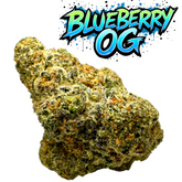 Alpha THCA Flower Blueberry OG Indica Exotic Delta 9 THC 10g